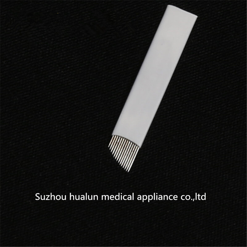 0.25 * 14 eyebrow tattoo needle Carving supercilium eyebrow needle Curved needle embroider eyebrow needle