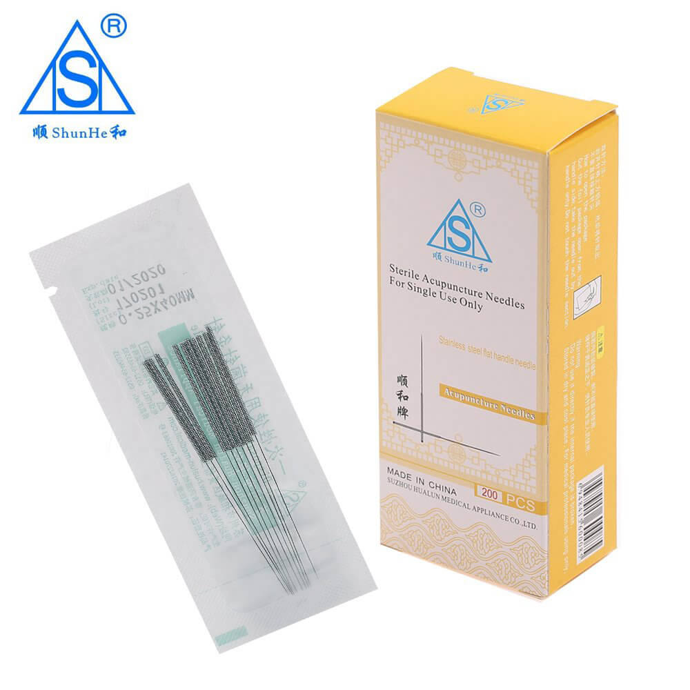 Spring (sujok) Handle Acupuncture Needles