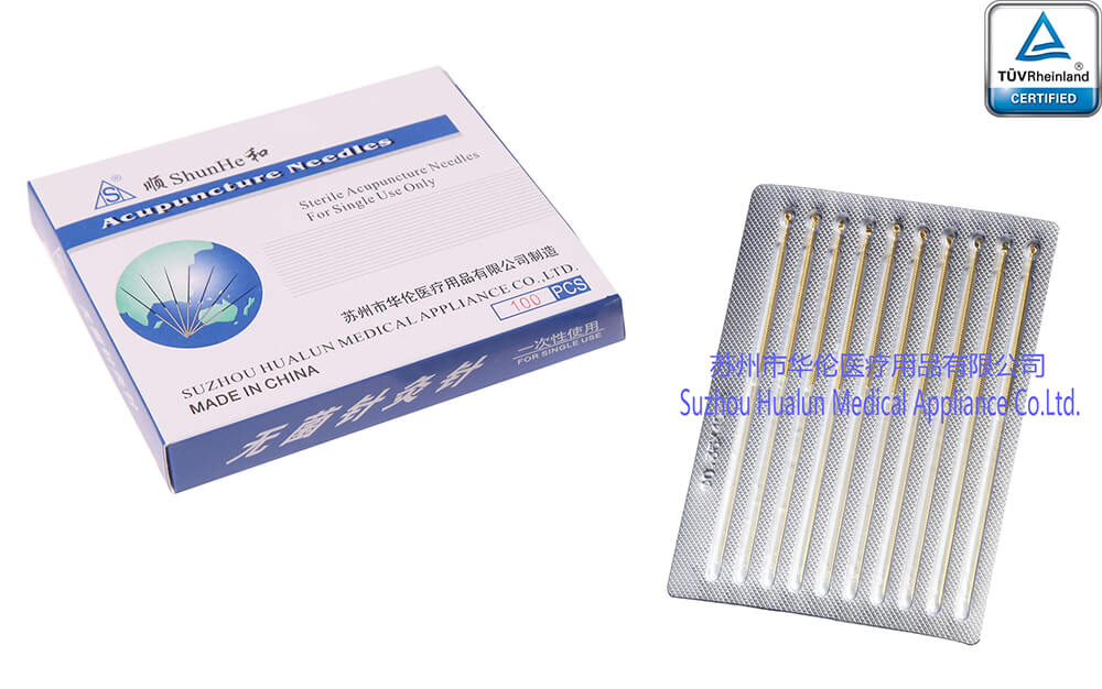 Medical product Sterile Gold Plated acupuncture needles