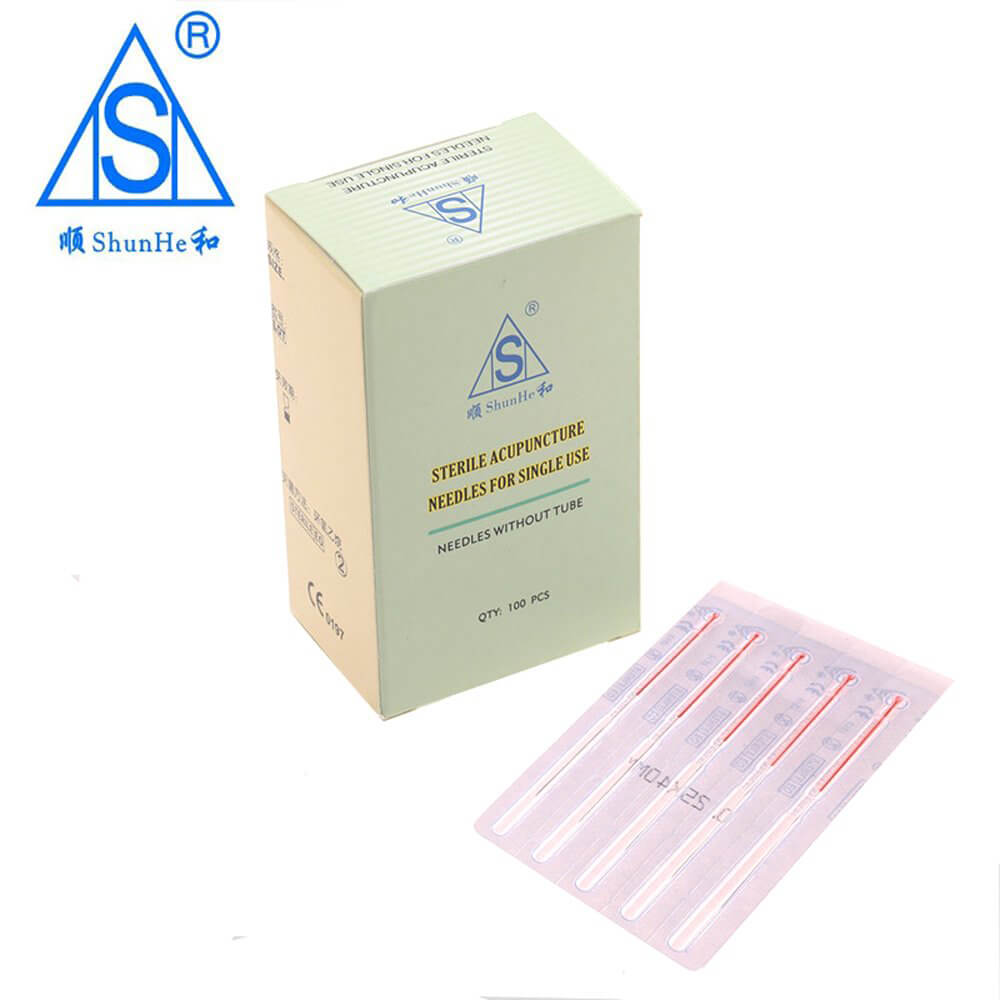 Copper Handle Acupuncture Needle without Tube Dialysis Paper Package 100pcs/box