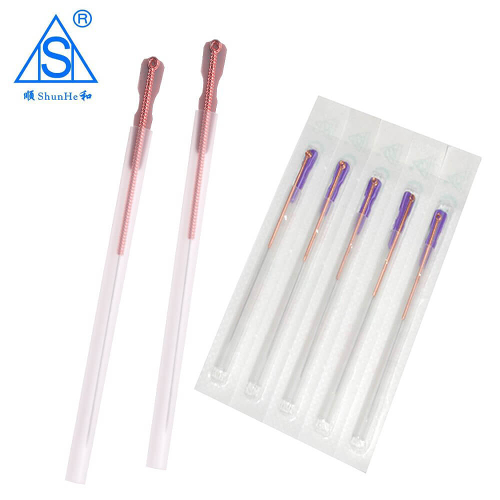 Copper Handle Acupuncture Needle with Tube