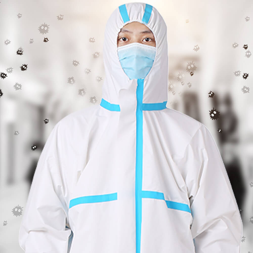 Virus protection suit disposable Anti Bacterialothing Antibacterial Anti-Viruses Chemical Dust-proof protection Protective Gown