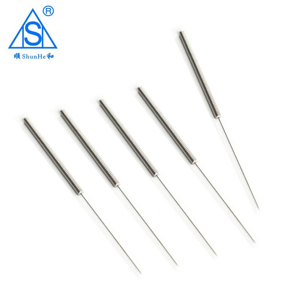 Spring (sujok) Handle Acupuncture Needles