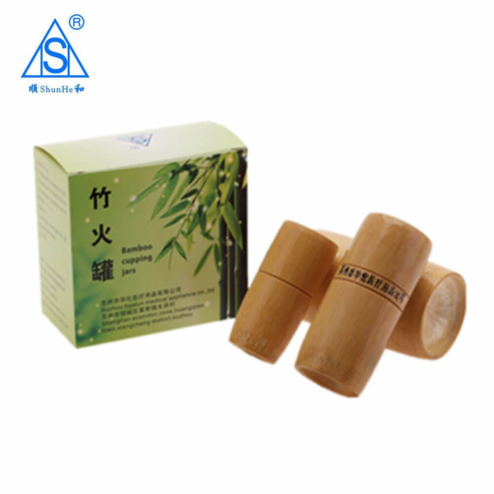 Bamboo Cupping Jar 3pcs/set in A Box