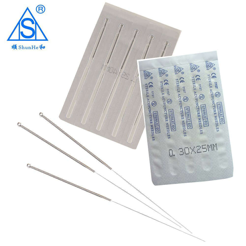 Steel Handle Acupuncture Needle without Tube