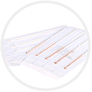 Sterile copper handle acupuncture needles without tube