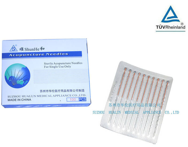 Disposable Sterile copper spiral acupuncture needles