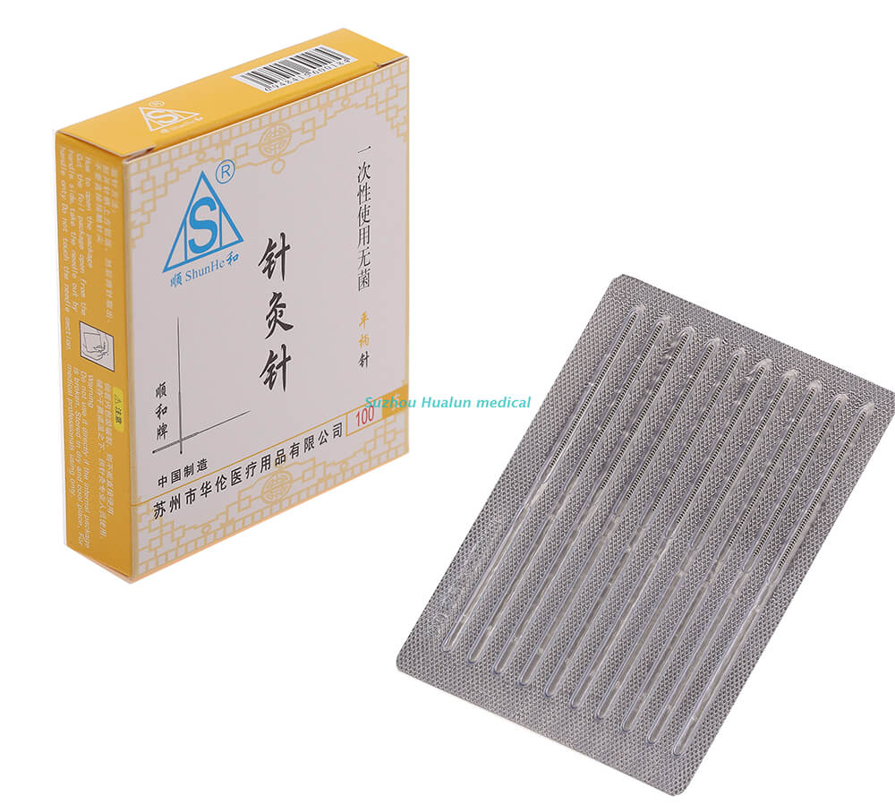 Acupuncture Needles Flat Handle with Steel Wire without Tube（Aluminum Foil Needle）