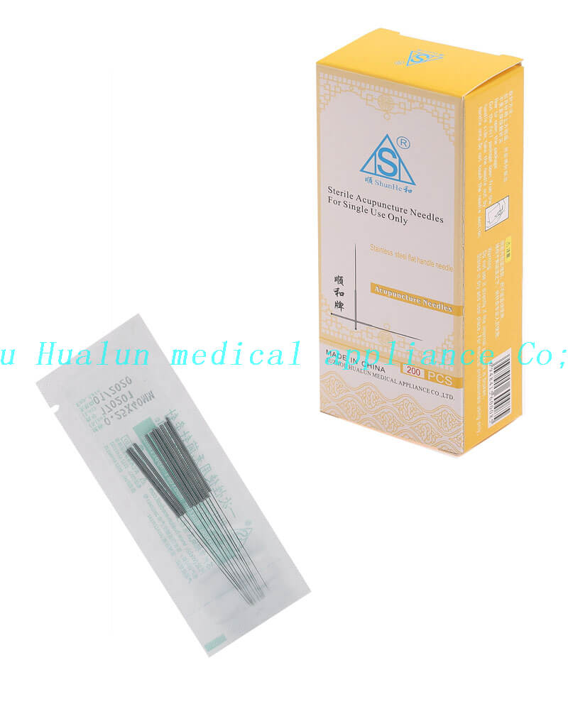 Stainless Steel Flat 10 Needles Acupuncture Needles
