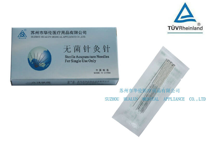 Silver Handle 10 Needles Acupuncture Needles